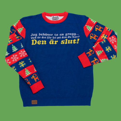 Jultröja - "Jag behöver ta en grogg" Herr - Svenskhusman