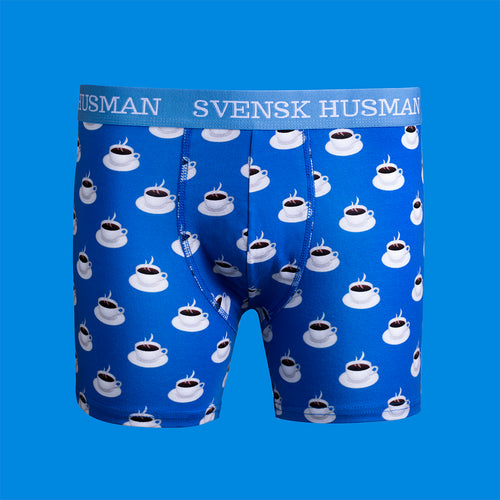 Boxerkalsonger Boxer  - kaffekopp - Svenskhusman