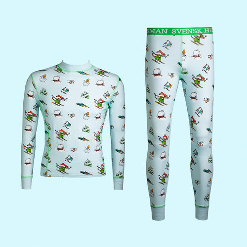 Underställ unisex bambu Set  - Findus Åker skidor
