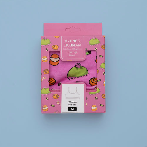 BH Topp  - FIKA Mönster - Rosa - Svenskhusman