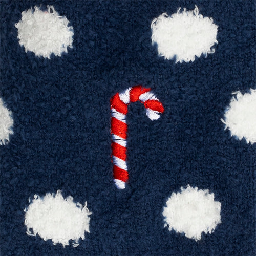 Fluffiga strumpor Polkagris