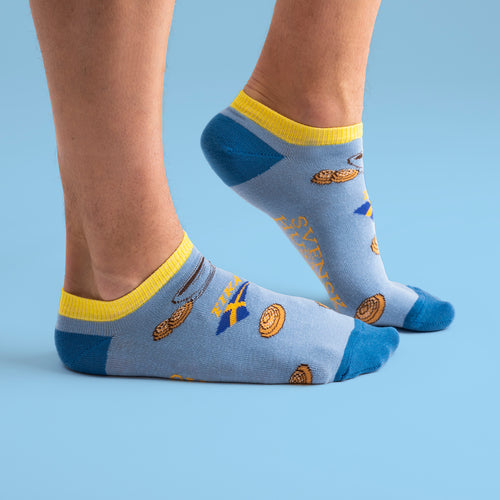 Sneakersstrumpor Kanelbullen - FIKA - Svenskhusman