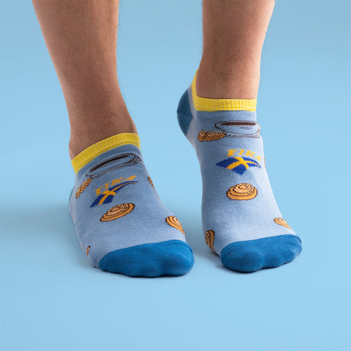 Sneakersstrumpor Kanelbullen - FIKA - Svenskhusman