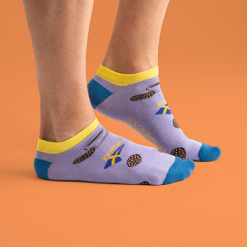 Sneakersstrumpor Chokladboll - FIKA - Svenskhusman