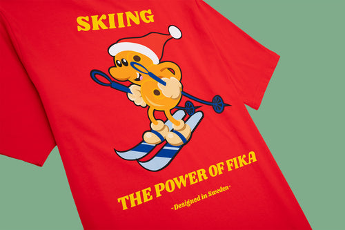Skiing Lussebulle t-shirt - Svenskhusman