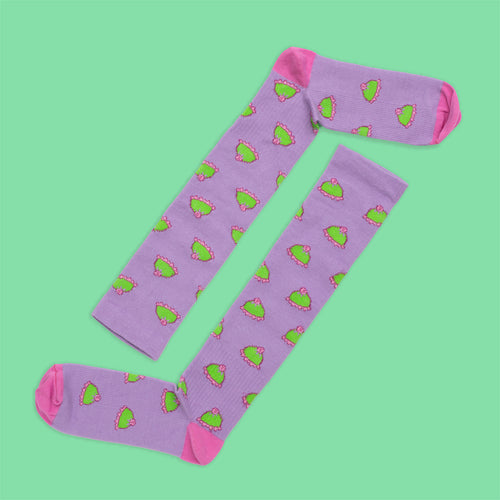 Stödstrumpor - Prinsesstårta Rosa