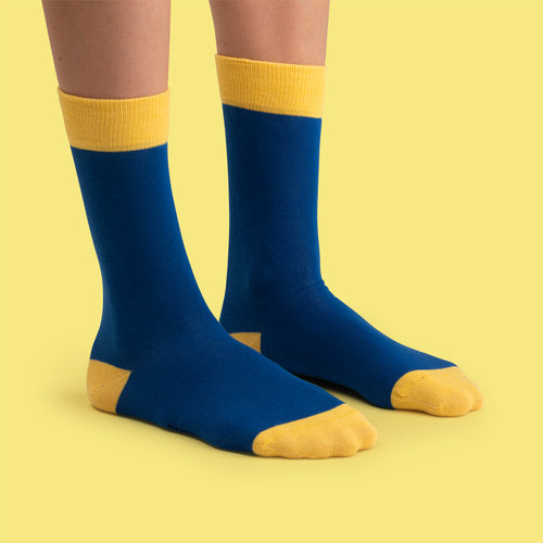 Socks - Blue-yellow contrast
