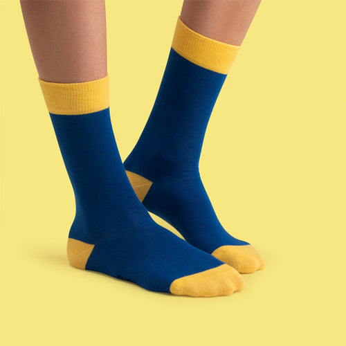 Socks - Blue-yellow contrast