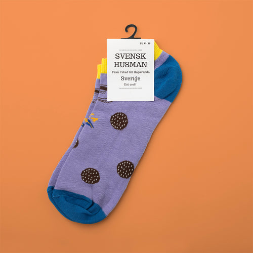 Sneakersstrumpor Chokladboll - FIKA - Svenskhusman