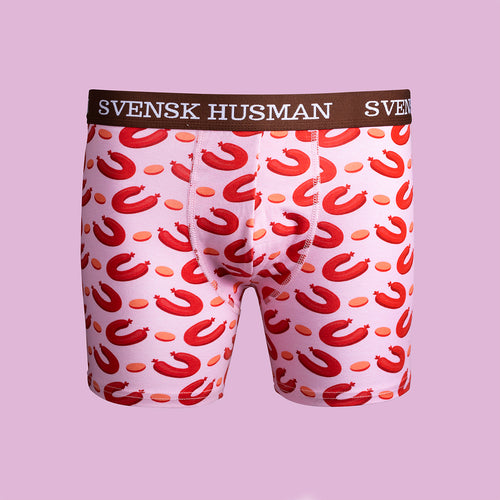 Boxerkalsonger Boxer  - falukorv - Svenskhusman