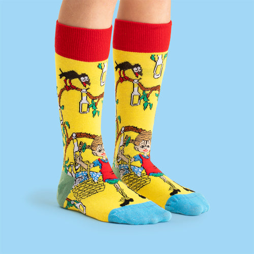 Barnstrumpor -   Pippi Sockerdricka träd