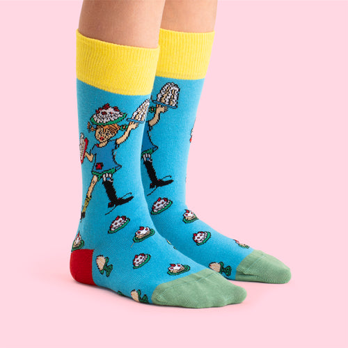 Barnstrumpor - Pippi tårtor