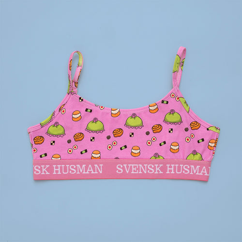 BH Topp  - FIKA Mönster - Rosa - Svenskhusman