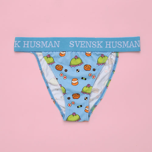 Tangatrosa - FIKA Mönster - Baby blå - Svenskhusman