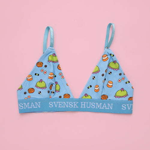 BH - FIKA Mönster - Baby blå - Svenskhusman