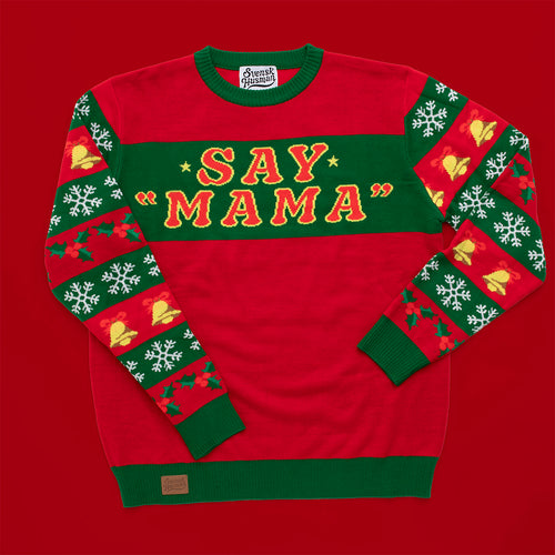 Jultröja - "SAY MAMA" Dam - Svenskhusman