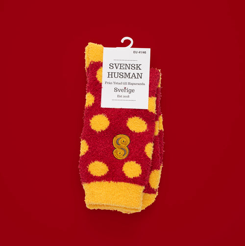 Fluffiga strumpor Lussebulle - Svenskhusman