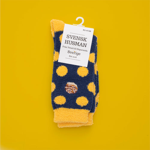 Fluffiga strumpor Kanelbullen - Svenskhusman