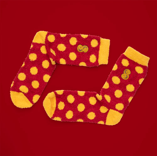 Fluffiga strumpor Lussebulle - Svenskhusman