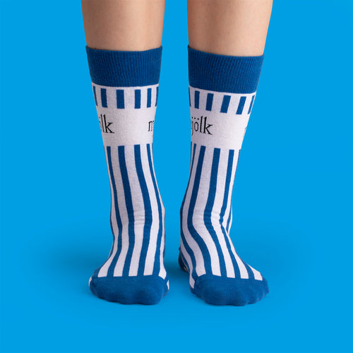 Strumpor - Blå mjölk