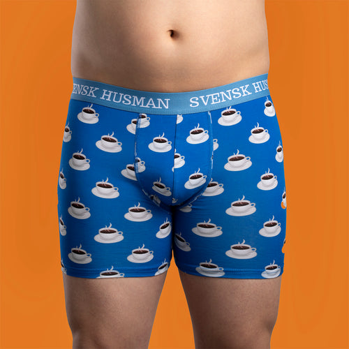 Boxerkalsonger Boxer  - kaffekopp - Svenskhusman
