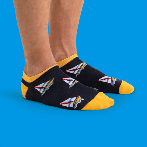 Sneakerstrumpor - Segelbåt