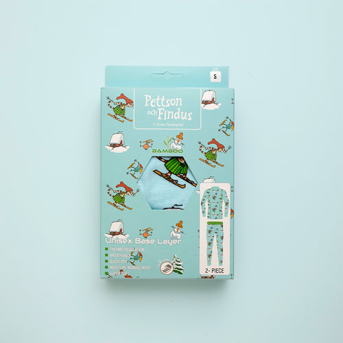 Underställ unisex bambu Set  - Findus Åker skidor