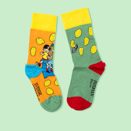 Barnstrumpor - Pippi Steker pannkakor