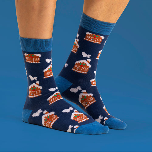 Socks - Luxury Gingerbread House
