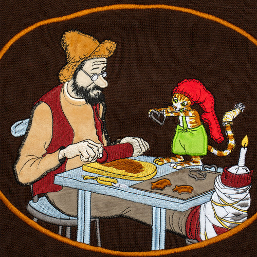 Jultröja - Pettson bakar pepparkakor Dam