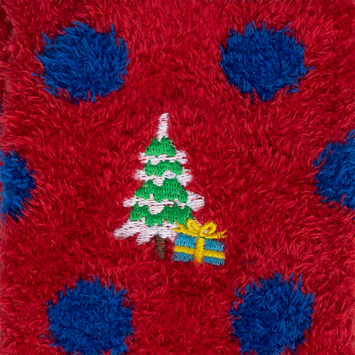 Fluffy socks Spruce & package