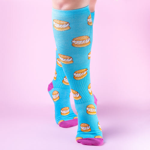 Fika 3-pack Stödstrumpor - Svenskhusman