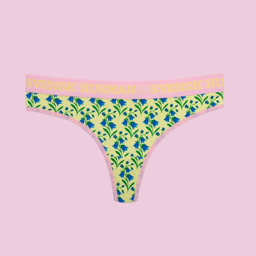 2-pack Stringtrosor Thong - Blommor