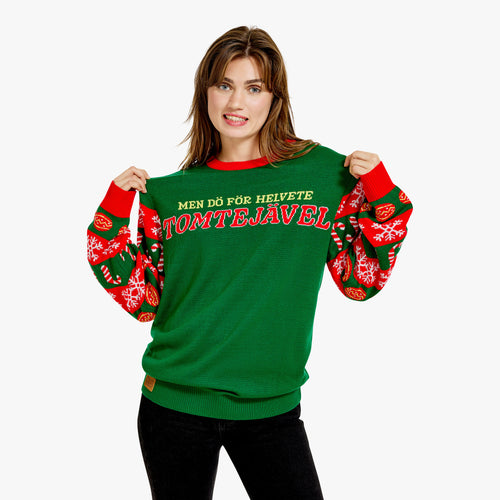 Jultröja - Tomtejävel Dam
