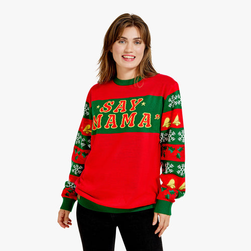 Jultröja - "SAY MAMA" Dam