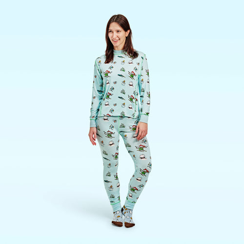 Underställ unisex bambu Set  - Findus Åker skidor