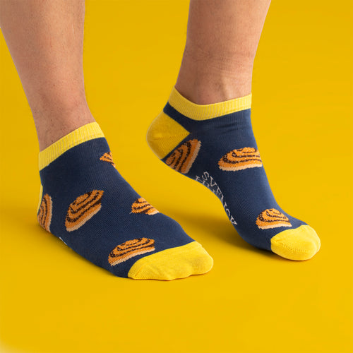 Sneakersstrumpor Kanelbulle - Svenskhusman
