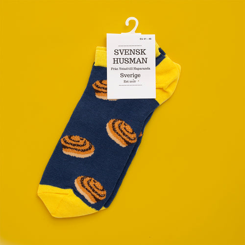 Sneakersstrumpor Kanelbulle - Svenskhusman