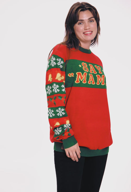 Jultröja - "SAY MAMA" Dam