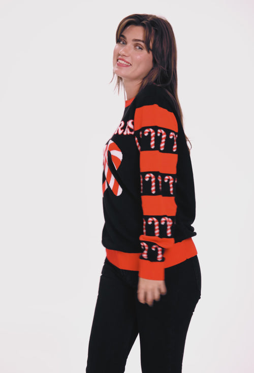 Jultröja - Polkagris Dam