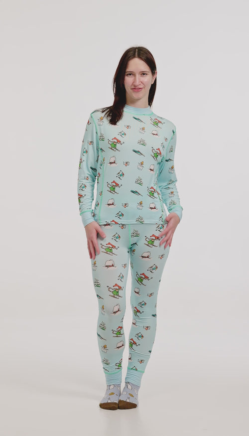 Underställ unisex bambu Set  - Findus Åker skidor