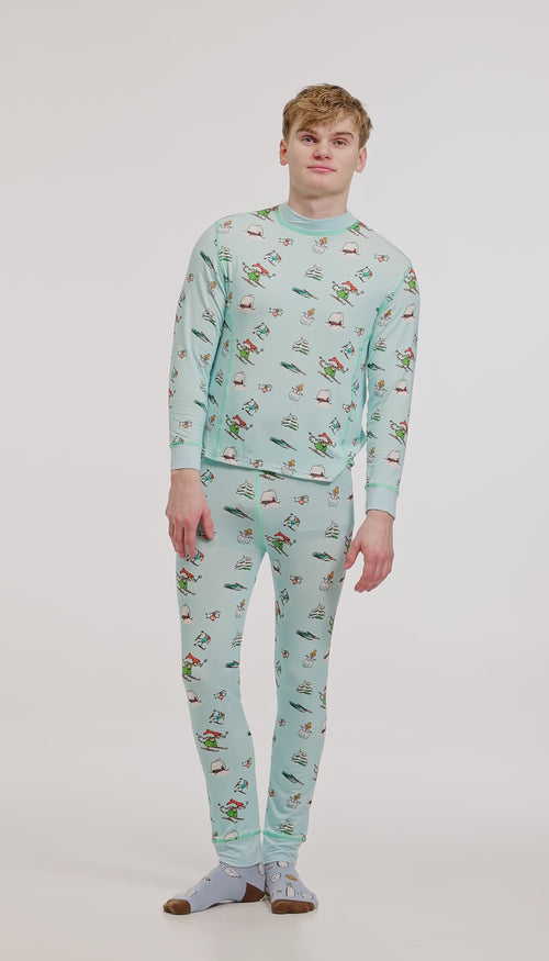 Underställ unisex bambu Set  - Findus Åker skidor