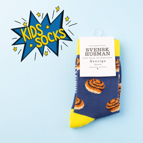Barnstrumpor Kanelbullen - Svenskhusman
