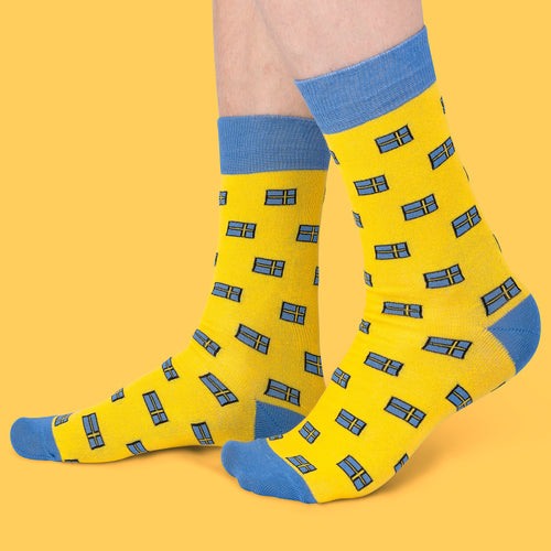 Sweden Socks - Svensk flagga - Svenskhusman