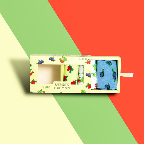 Svenska Bär Gift Box 3-pack - Svenskhusman