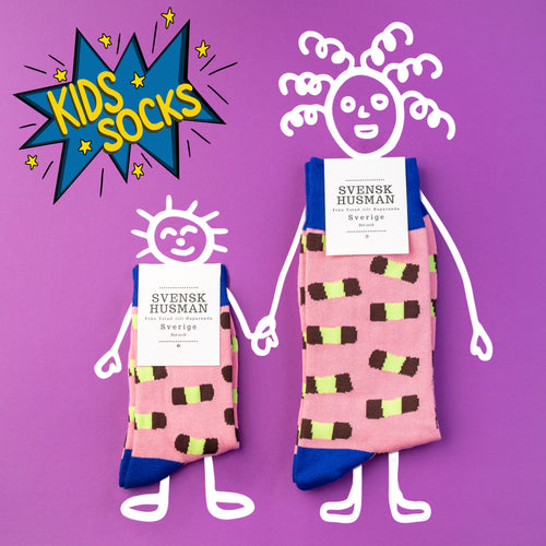 Barnstrumpor Dammsugaren - Svenskhusman