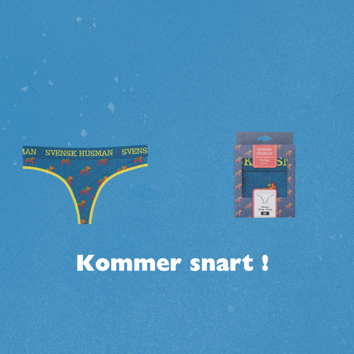 Stringtrosor Thong -  Dalahäst Blå