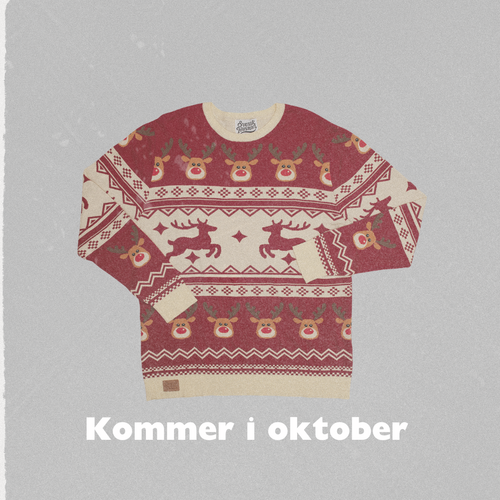Jultröja - Renar röd - Herr