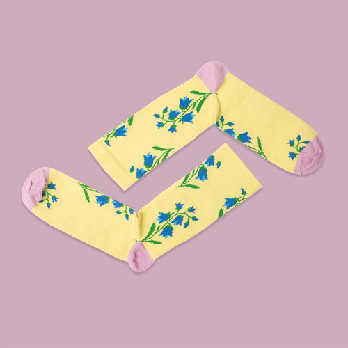 Strumpor med Stöd - Blåklocka