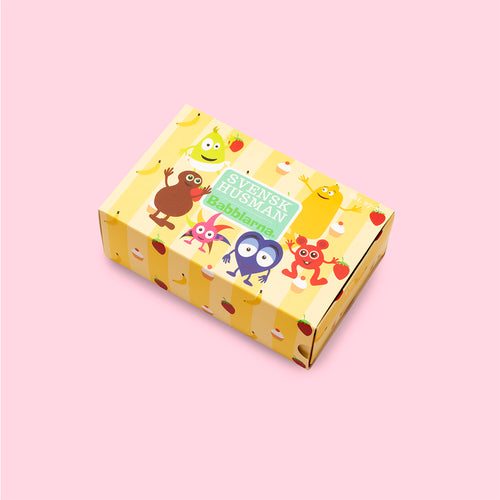 Barnstrumpor - Babblarna Gul box 3-pack